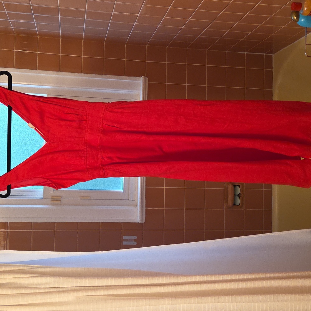 Vibrant Red Sleeveless Dress-Nicole Miller